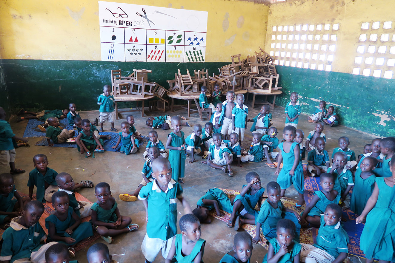 Schulklasse in Yendi